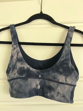 Lululemon Align Bra Reversible Navy and Diamond Dye size 6